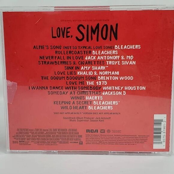 Love, Simon (Motion Picture Soundtrack [CD] - Picture 3 of 3